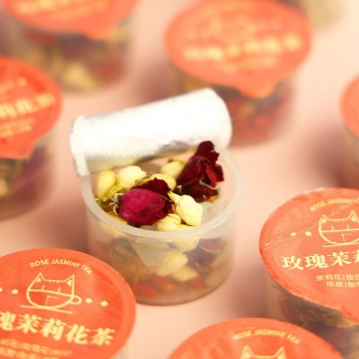玫瑰茉莉茶丽颜小罐女神茶花草组合茶菊花枸杞养生代用茶厂家直供图4