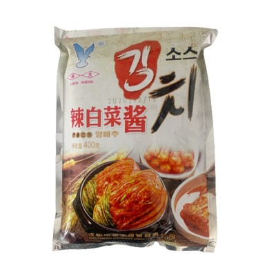 韩式泡菜辣酱辣白菜辣酱东北鲜族辣椒酱400g袋装一件代发韩式辣酱图5