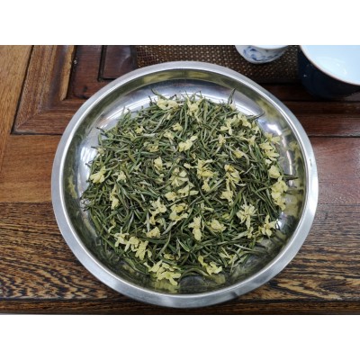 茉莉花茶2023新茶浓香雀舌兰雪散装四川雅益闲飘雪茉莉花茶叶图2