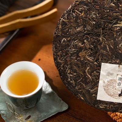 班章生普洱茶快速回甘云南七子饼生普批发357克 普洱生茶饼图4