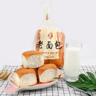 老母家老式面包350g靖宇县新兴食品招代理商分销商早餐奶香面包图3