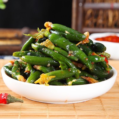 东北朝鲜族秘制小黄瓜咸菜脆黄瓜开味下饭菜饭店小吃咸菜农家泡菜图2