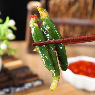 东北朝鲜族秘制小黄瓜咸菜脆黄瓜开味下饭菜饭店小吃咸菜农家泡菜图4