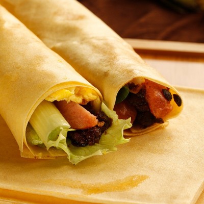 三口锅东北杂粮煎饼面包煎饼100g/袋软糯香甜无添加代餐煎饼图4