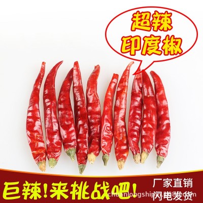 印度魔鬼辣椒500g干货干辣椒超辣特辣可打辣椒粉变态辣辣椒面批发图3