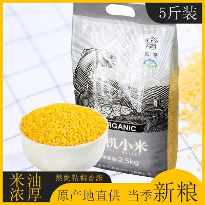 寨香黄小米2.5kg批发散装新米农家小米东北农家五谷杂粮 有机小米图3