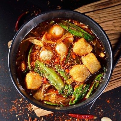 东北老式麻辣烫大碗黏糊麻辣烫夜宵速食自煮半成品正宗特产袋装图5