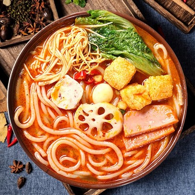 东北老式麻辣烫大碗黏糊麻辣烫夜宵速食自煮半成品正宗特产袋装图4