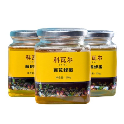 东北农家土特产蜂蜜 科瓦尔椴树蜂蜜 瓶装椴树蜜500g 玻璃瓶装蜂图5
