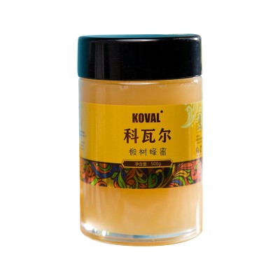 俄罗斯原蜜科瓦尔蜂蜜500g玻璃瓶装 支持一件代发伴手礼 椴树蜂蜜图4