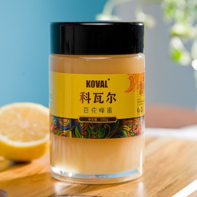 俄罗斯原蜜科瓦尔蜂蜜500g玻璃瓶装 支持一件代发伴手礼 椴树蜂蜜图5