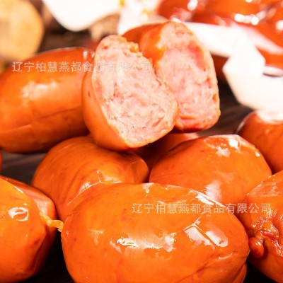 柏慧食品肉枣肠400g 香肠即食小肉枣肠休闲熟食小吃网红零食批发图2