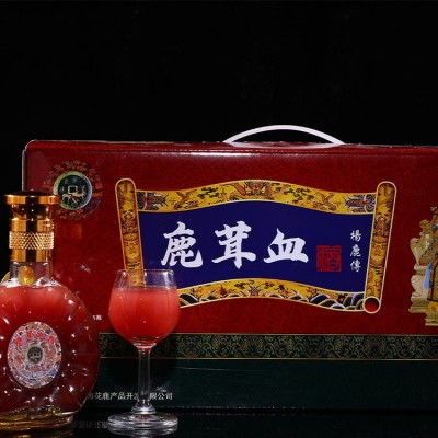 梅花鹿茸血酒批发鹿茸酒礼盒125ml*6纯粮酒鹿茸血酒产地批发图2