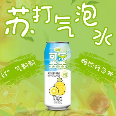 生力源听装5000ml*24罐气泡水果味苏打水碳酸饮料拉罐0糖0脂0卡图2