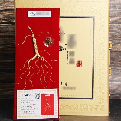 东北特产五宝礼盒厂家批发人参礼盒灵芝片西洋参片鹿茸片送礼佳品图3