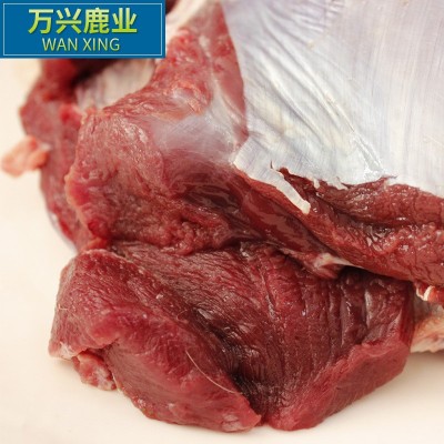 新鲜梅花鹿肉冻鹿肉 东北吉林特产 大块鹿肉鲜鹿肉鹿场批发