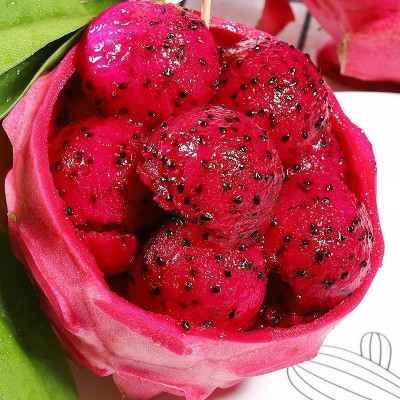 广西金都一号红心火龙果应季孕妇水果红心火龙果整箱新鲜火龙果图3