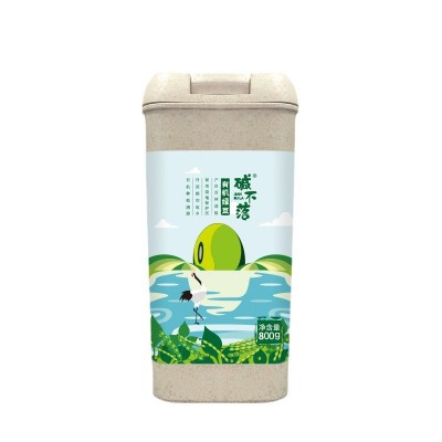 【碱不落】单氏米业有机绿豆800g厂家批发福利礼盒可发芽碱地种植图5