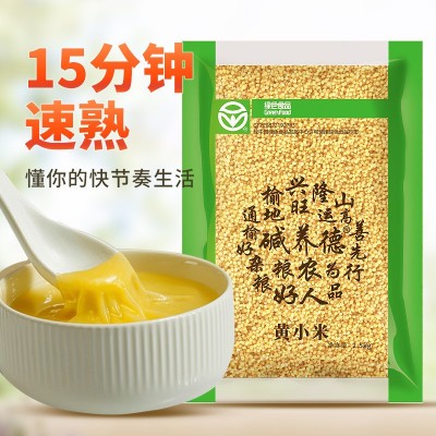 碱养德绿色小米5斤/袋月子小米厂家批发源头工厂支持OEM代工贴牌图2