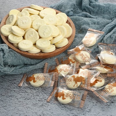 新疆网红骆驼奶贝 儿童干吃休闲零食奶香浓郁袋装骆奶片厂家批发图3