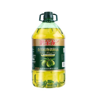 鸿金龙10%橄榄油食用色拉油调和植物油食用餐炒菜健身家用大桶5L图5
