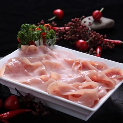 纯干货新鲜优质冰冻2500g免洗重庆火锅串串鸭肠涮锅鸭肠食材批发图4