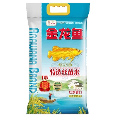金龙鱼特选丝苗米2.5kg /金龙鱼大米丝苗米 5斤装