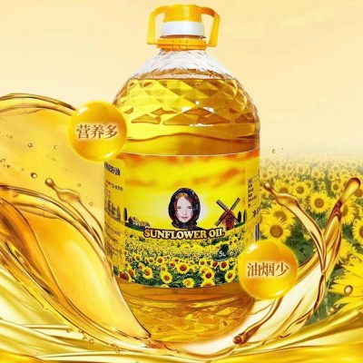 乌兰乡村压榨葵花籽油5L 进口葵花籽油批发 食用油图4