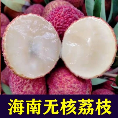 海南无核荔枝一种吃了没有核的荔枝顺丰包邮图3