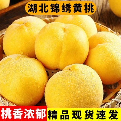 锦绣黄桃现摘现发应季水果毛桃黄桃水蜜桃冬桃果园直发图4