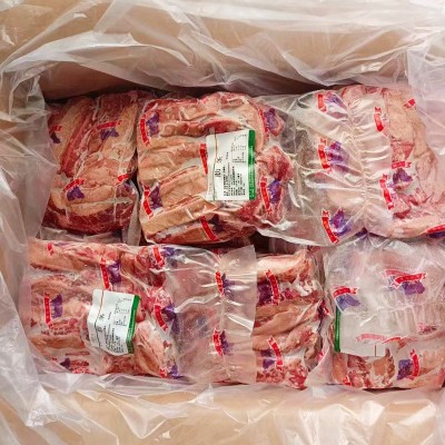 牛肉短肋条工厂供应 冷冻牛肉肋骨肉 自助红烧排骨肉冷冻品批发图2