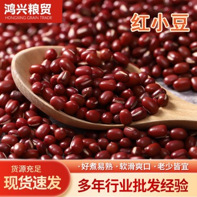 农安红大粒红小豆机选红豆农家大粒红小豆批发成品东北新红小豆