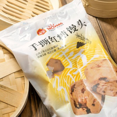 早丰手撕红糖馒头早餐包子冷冻半成品图4