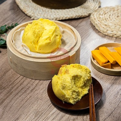 手工南瓜开花馒头速冻手工面食南瓜馒头便利店早餐半成品商用批发图3