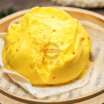 手工南瓜开花馒头速冻手工面食南瓜馒头便利店早餐半成品商用批发图2
