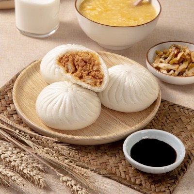 千味央厨总代理奥尔良鸡肉包早餐大包800g*10袋面点批发 可出口图3