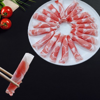 腾顺精品羊肉卷25Kg/箱 火锅烤肉自助餐食材 冷冻调理羊肉图3