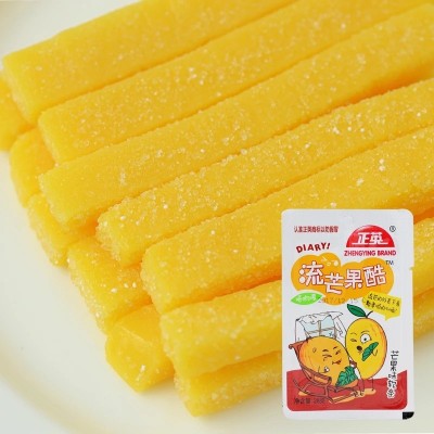芒果软糖流芒果酷软条芒果味正英食品休闲零食糖果结婚婚庆喜糖图4