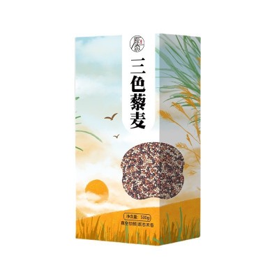 红白黑三色藜麦米1:1:1青海一级五谷杂粮粗粮儿童代餐粥500g图5