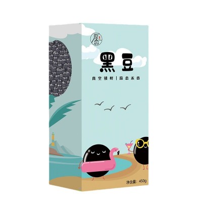 东北黑豆五谷杂粮东北粗粮黄豆红豆绿豆青仁黑豆豆浆450g福利真空图5