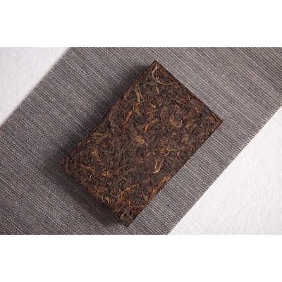 批发云南普洱茶勐海 熟茶 250克御贡金砖 醇香熟茶图3