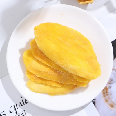 厂家直销源头工厂芒果干散装批发大片芒果干 果脯微商零食水果干