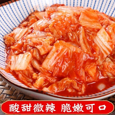 辣白菜泡菜韩国10斤东北韩式朝鲜酱咸菜整箱商用批发整颗图3