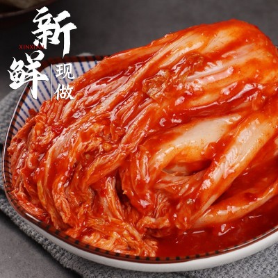 辣白菜泡菜韩国10斤东北韩式朝鲜酱咸菜整箱商用批发整颗图2