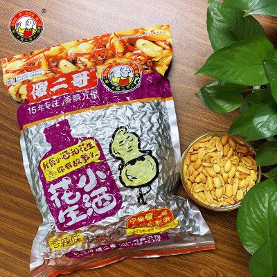 傻二哥小酒花生椒盐味2.5Kg/袋 花生米食品散装零食图4
