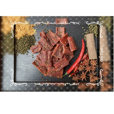 厂家直供500g 猪肉干五香香辣味 食品零食 风干猪肉干 零售批发图2