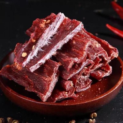 厂家直供 500g风干鸭肉五香、香辣味、麻辣味休闲零食手撕鸭肉干图4