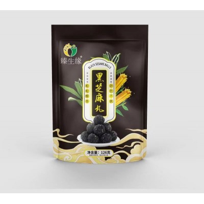 黑芝麻丸 休闲零食 加工 即食黑芝麻丸图5