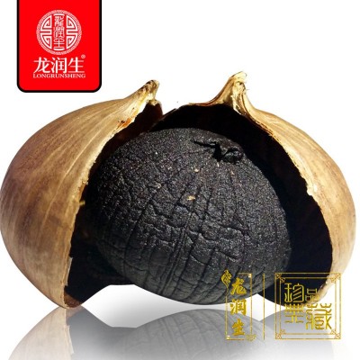 独头黑蒜米罐装180g批发网红黑蒜头食品金乡黑大蒜山东特产图5