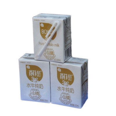 广西百菲酪水牛奶纯奶整箱12盒装图4